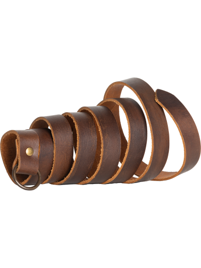 Trollfelsen Mittelalter Gewandung Leder Schmaler Ringgürtel Kaffeebraun _3_ Trollfelsen Mittelalter Gewandung Leder Schmaler Ringgürtel Kaffeebraun _3_